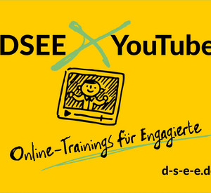 DSEE meets YouTube - Online-Trainings für Engagierte, Illustrierende Grafik