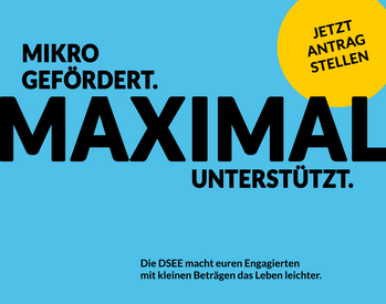 Mikroförderprogramm: Ehrenamt gewinnen. Engagement binden. Zivilgesellschaft stärken.