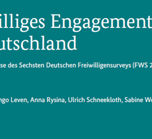 Ausschnitt aus dem Cover des Freiwilligensurveys 2024