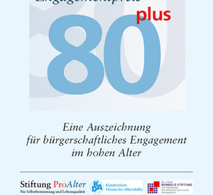 Ausschreibung: Engagementpreis 80plus