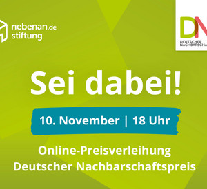 Online-Preisverleihung: 10. November 2020, 18 Uhr