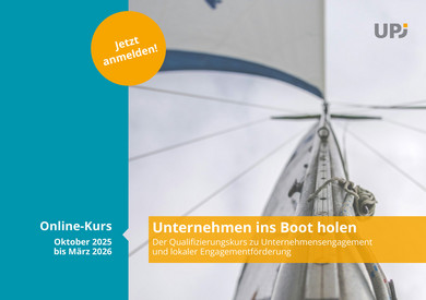 Unternehmen ins Boot holen – Der Qualifizierungskurs zu Unternehmensengagement und lokaler Engagementförderung