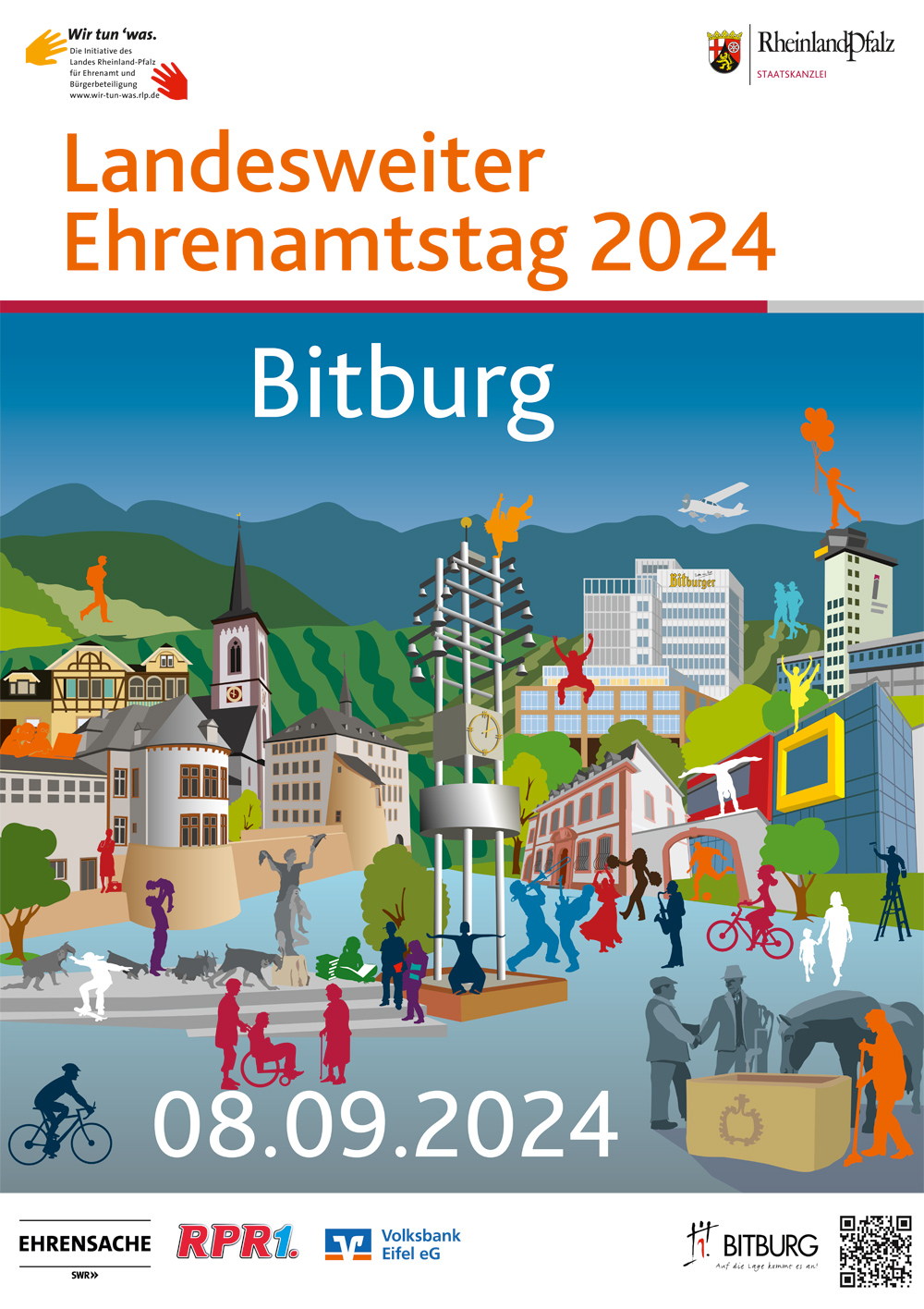Ehrenamtstag 8.9.2024 Bitburg, Plakat